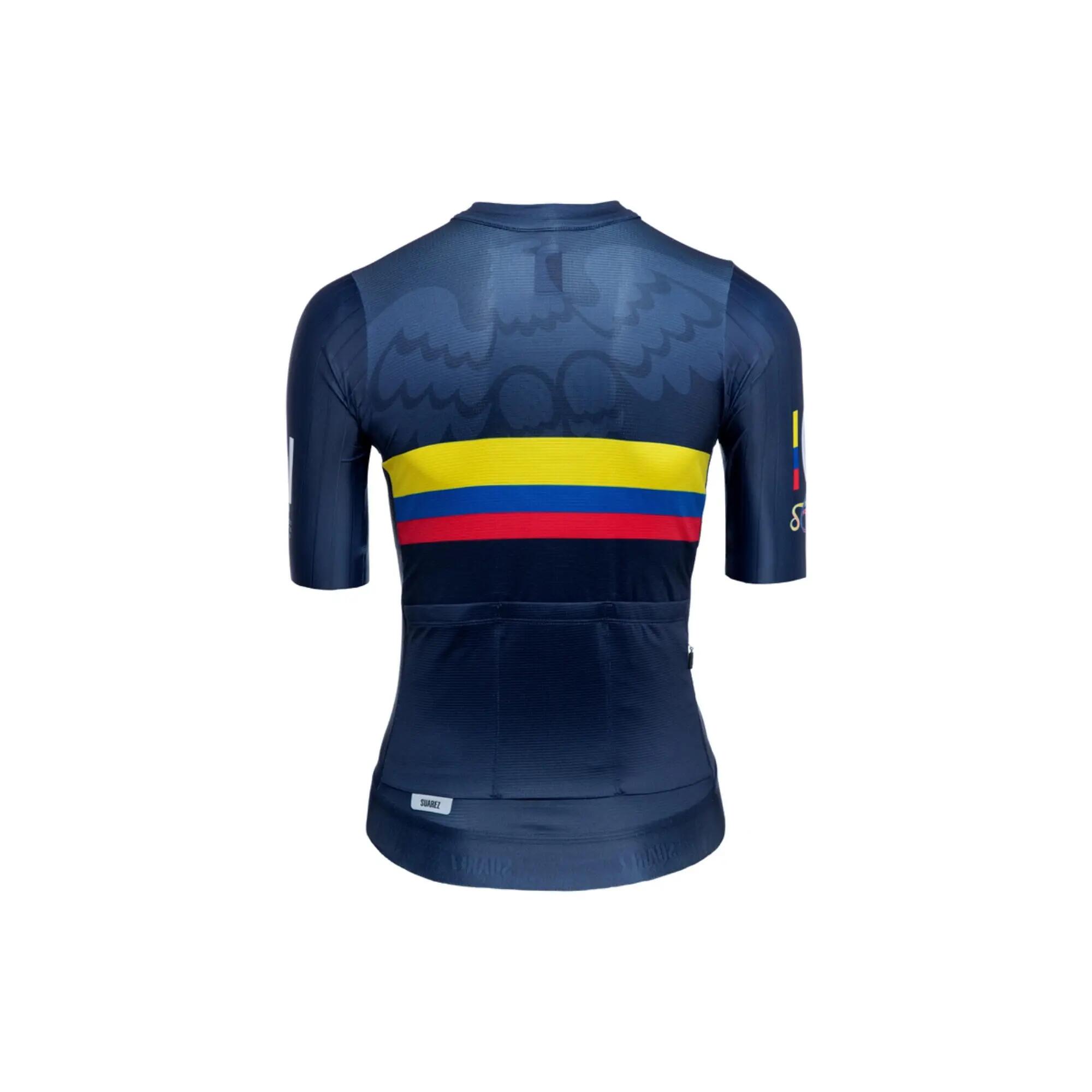 Jersey ciclismo de ruta  para Mujer Suarez Federación de Colombia - Azul 2/2