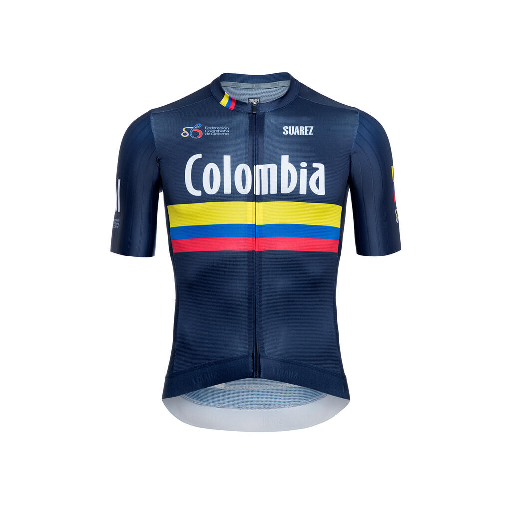 Jersey ciclismo de ruta  para Hombre Suarez Federación de Colombia - Azul
