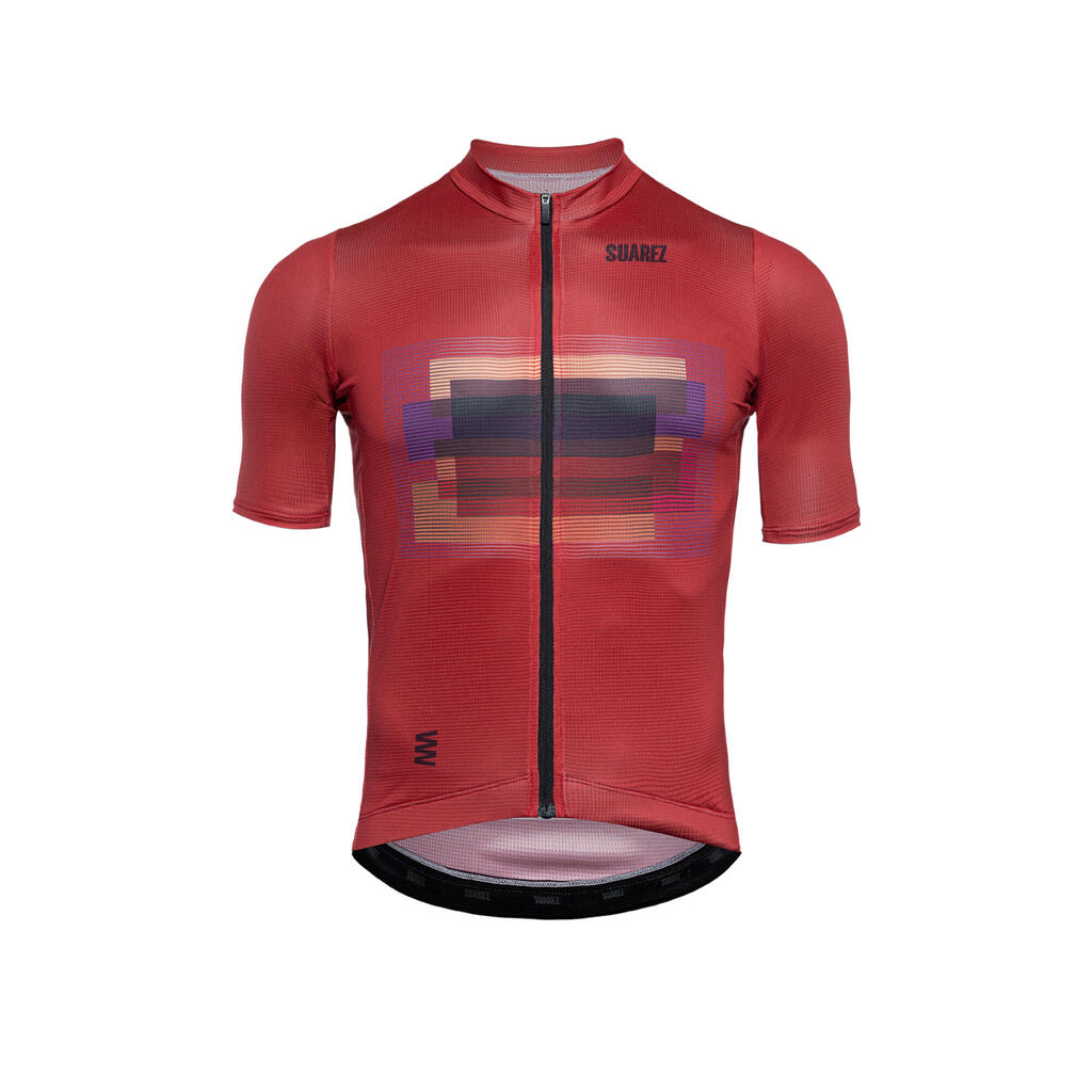 Jersey ciclismo de ruta  para Hombre Suarez  - Rojo