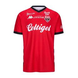 MAILLOT FOOTBALL REPLICA SUPPORTER EA GUINGAMP DOMICILE ADULTE 2024 25 ROUGE