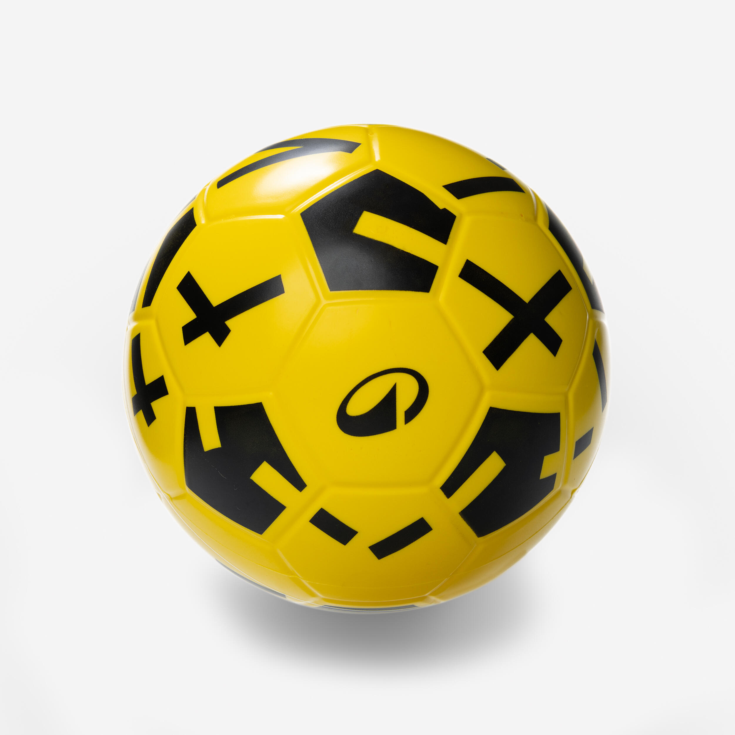 KIPSTA Fußball Größe 4 – Schaumstoff Ballground 500 gelb/schwarz | 03608392834905