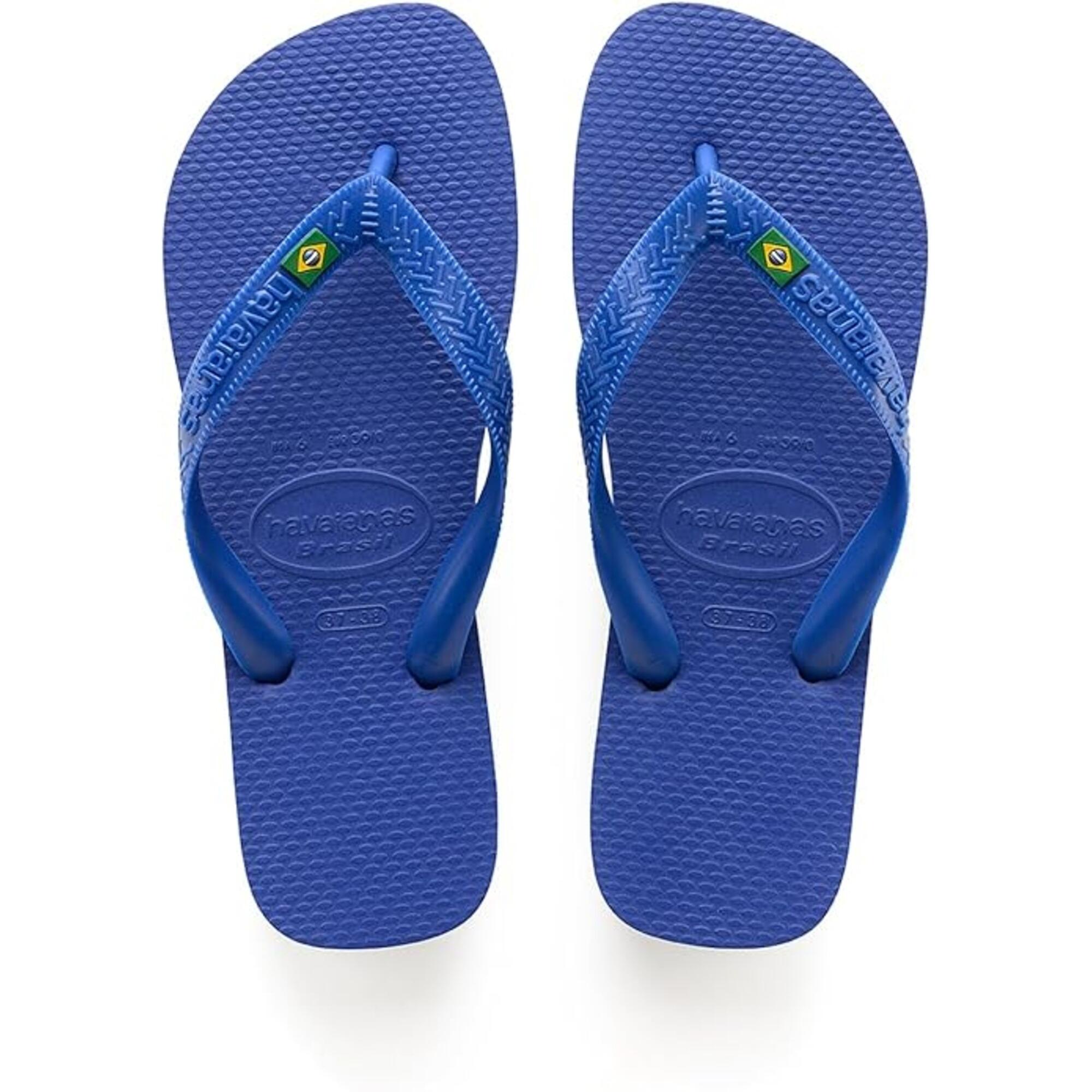 Chinelos de Surf Havaianas Logo Brasil Homem - Azul 2/4