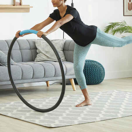 Weighted Fitness Hoop 1.4 kg - Black
