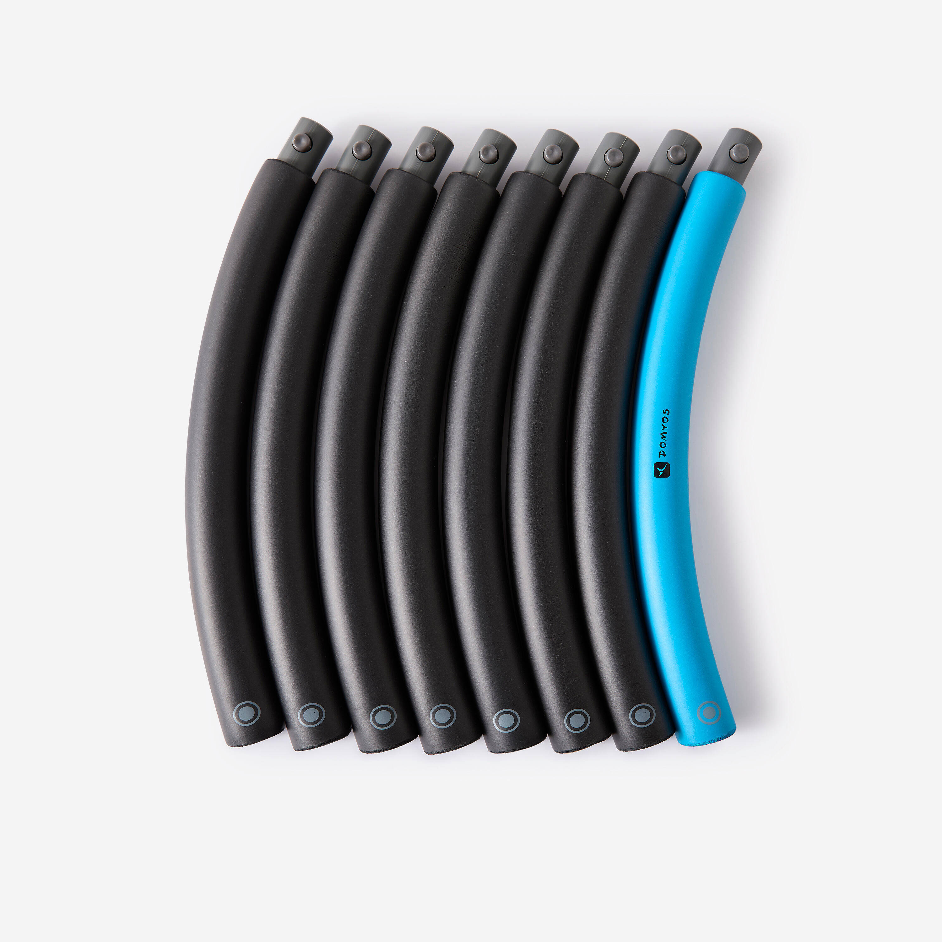 Hula Hoop Weighted For Gym 1.4 kg - Blue -  3