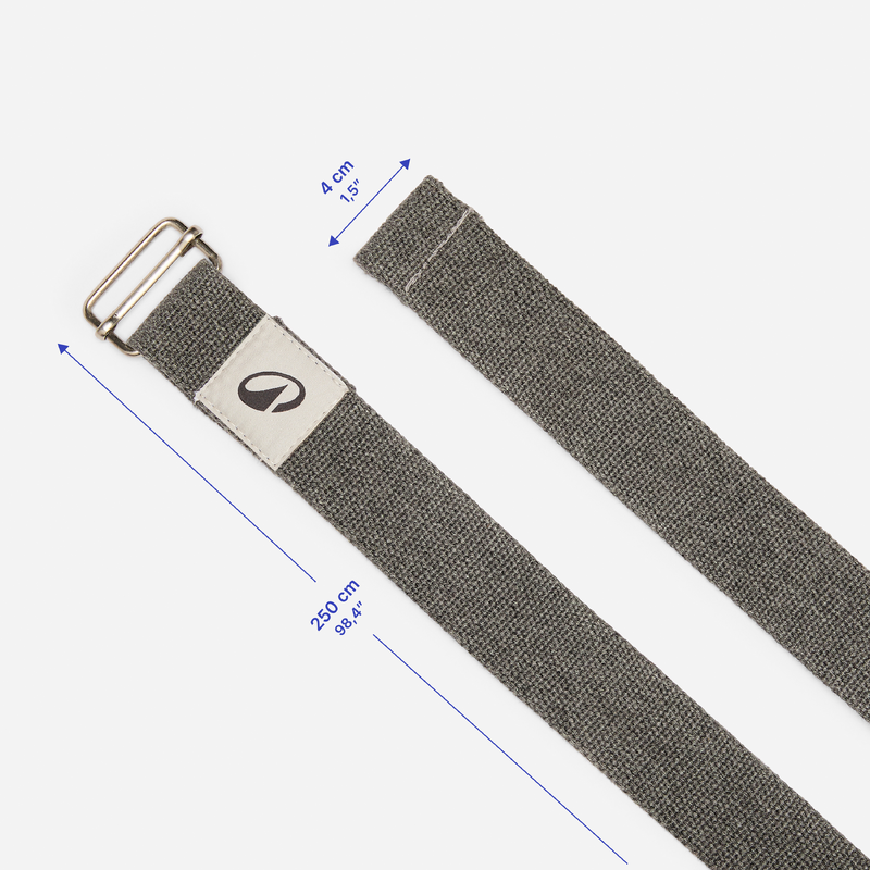 Sangle De Yoga En Coton Durable, 244x3.8cm, Réglable, Pour Yoga