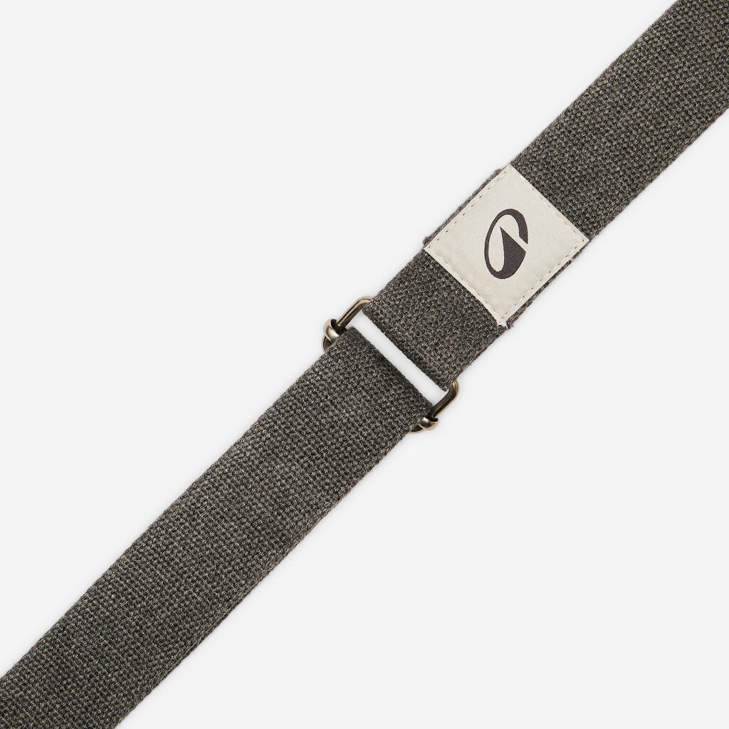 Sangle de yoga 2,5 mètres, acajou