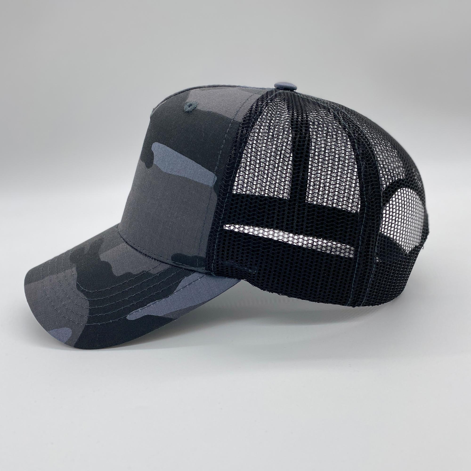 Czapka z daszkiem truckerka Camo graphite 2/2