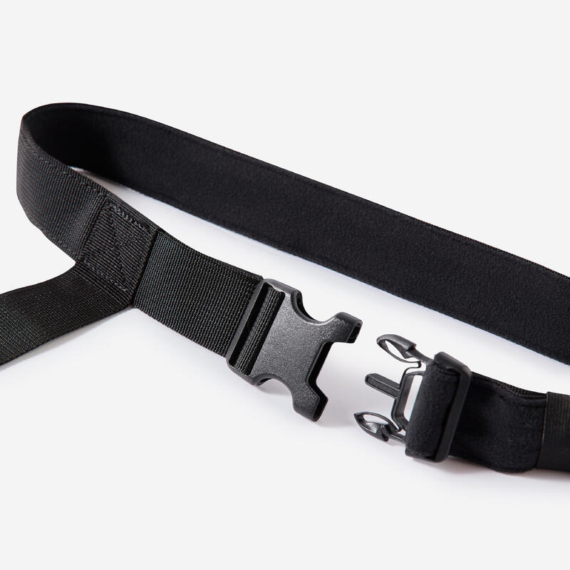 Correia Universal Ajustável Tapete de Ginástica e Pilates Preto