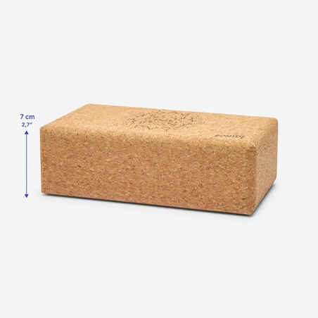 Cork Yoga Brick - Mandala Print