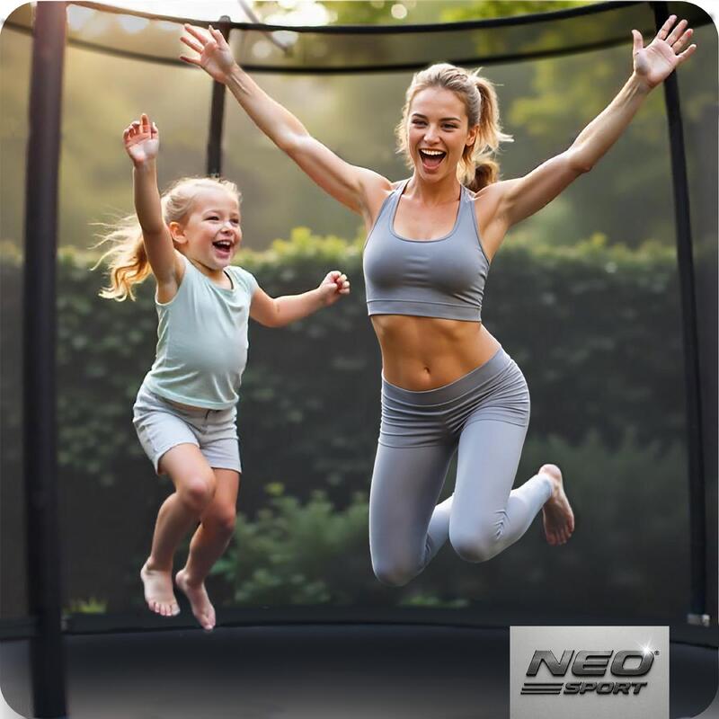 Trampolina Neo-Sport 312 cm / 10ft z siatką wewnętrzną