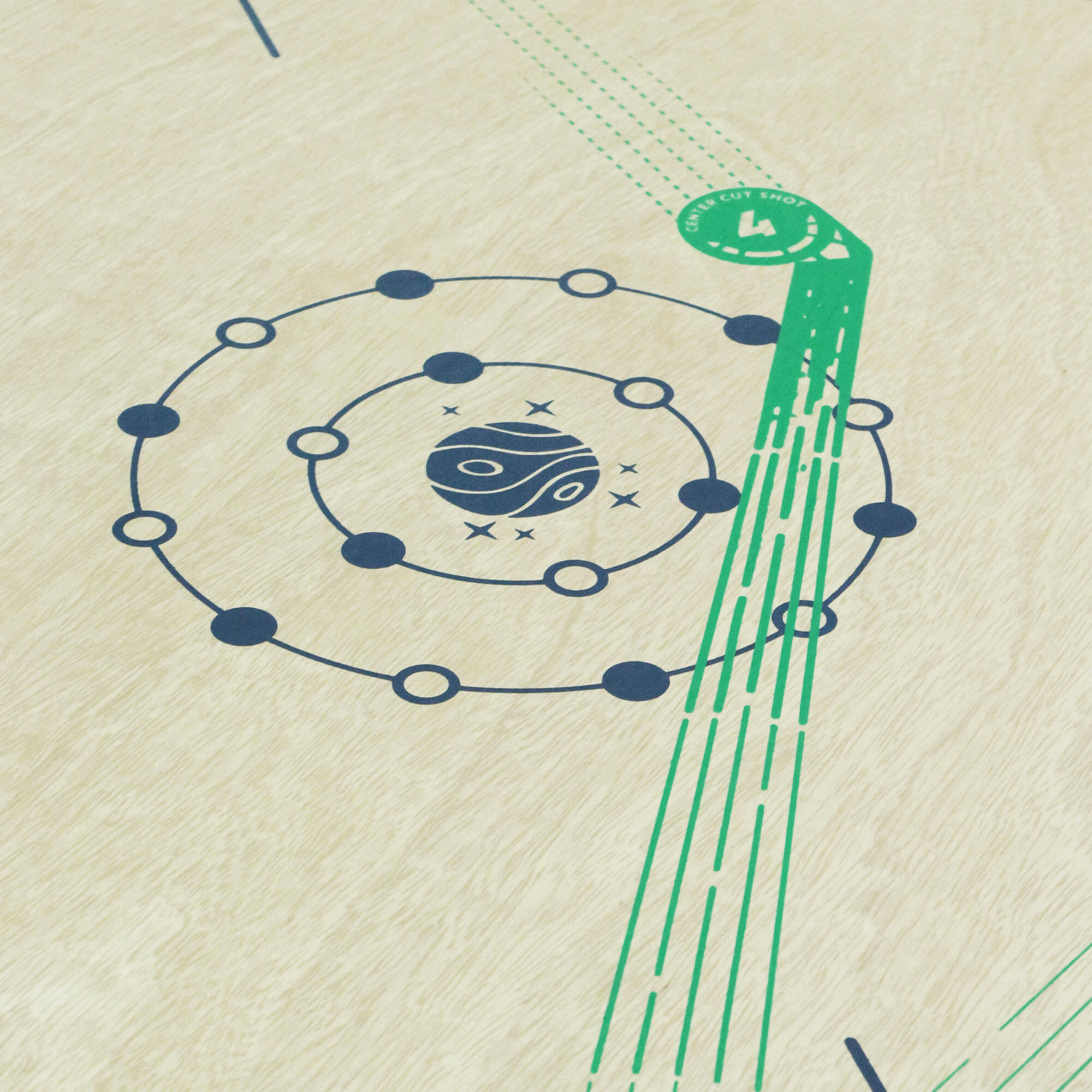 6 mm INDIAN PLY KIDS CARROM BOARD WITH PRACTICE MODE - PLAY 190 EASY BLUE