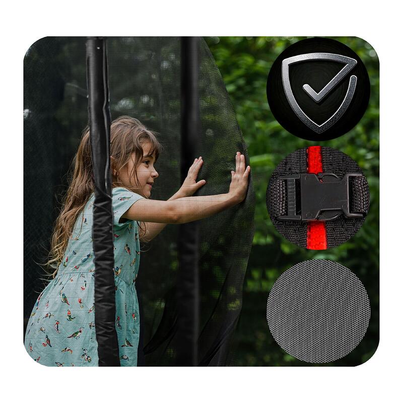 Trampolina Neo-Sport 374 cm / 12ft z siatką wewnętrzną