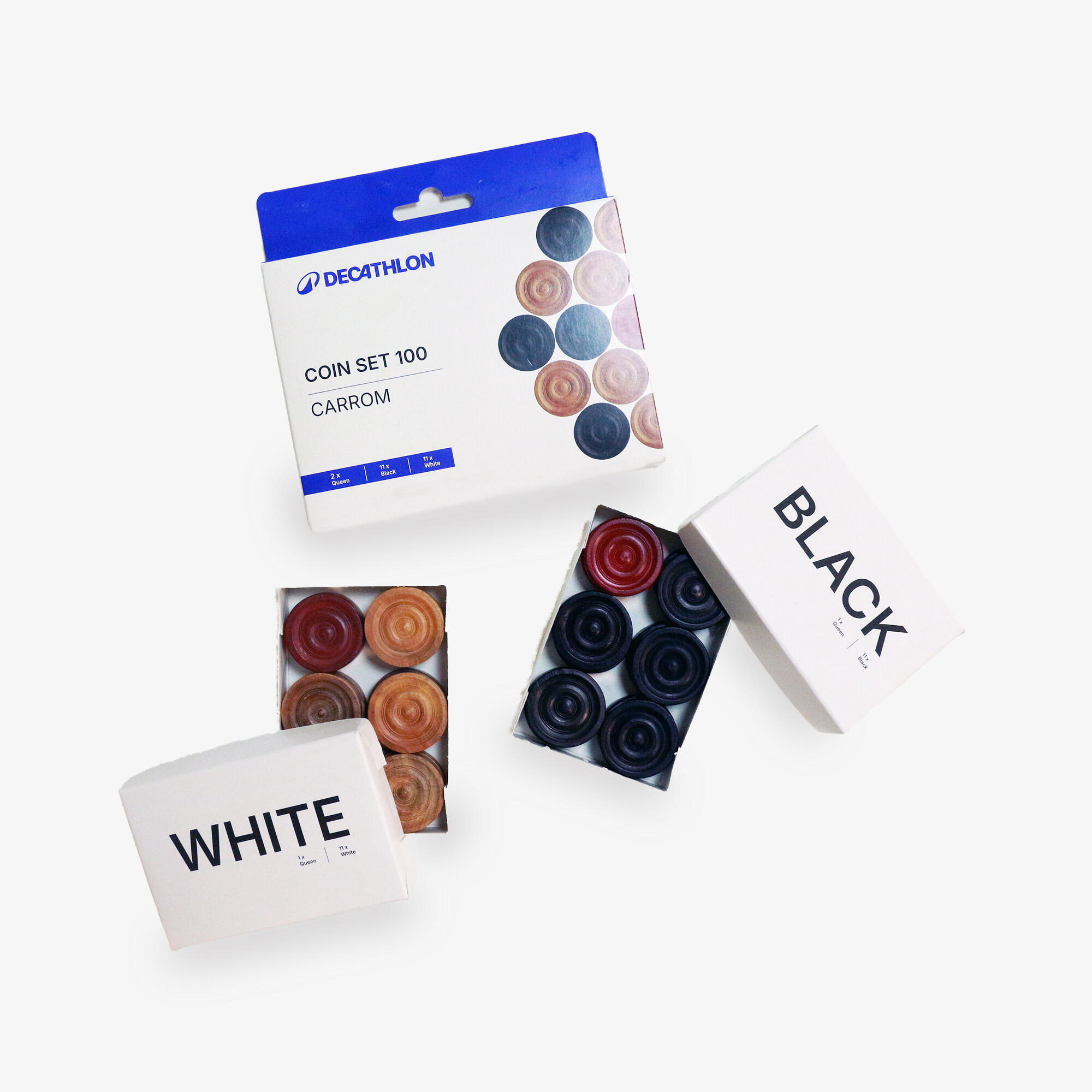 KIDS CARROM COINS SET 100