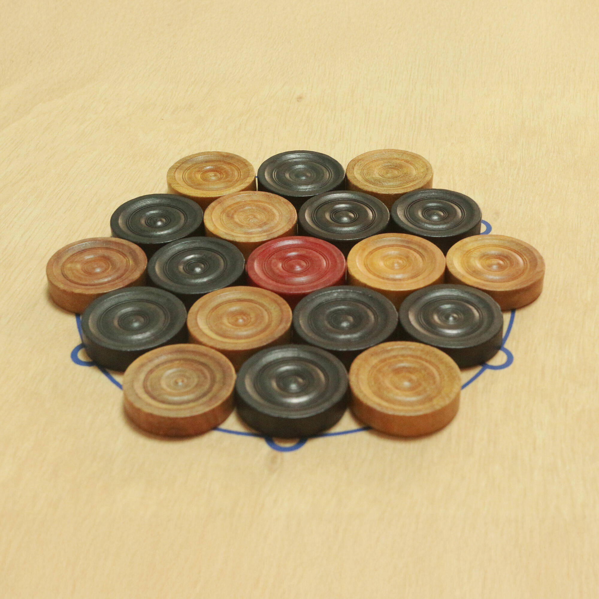 KIDS CARROM COINS SET 100 -  3