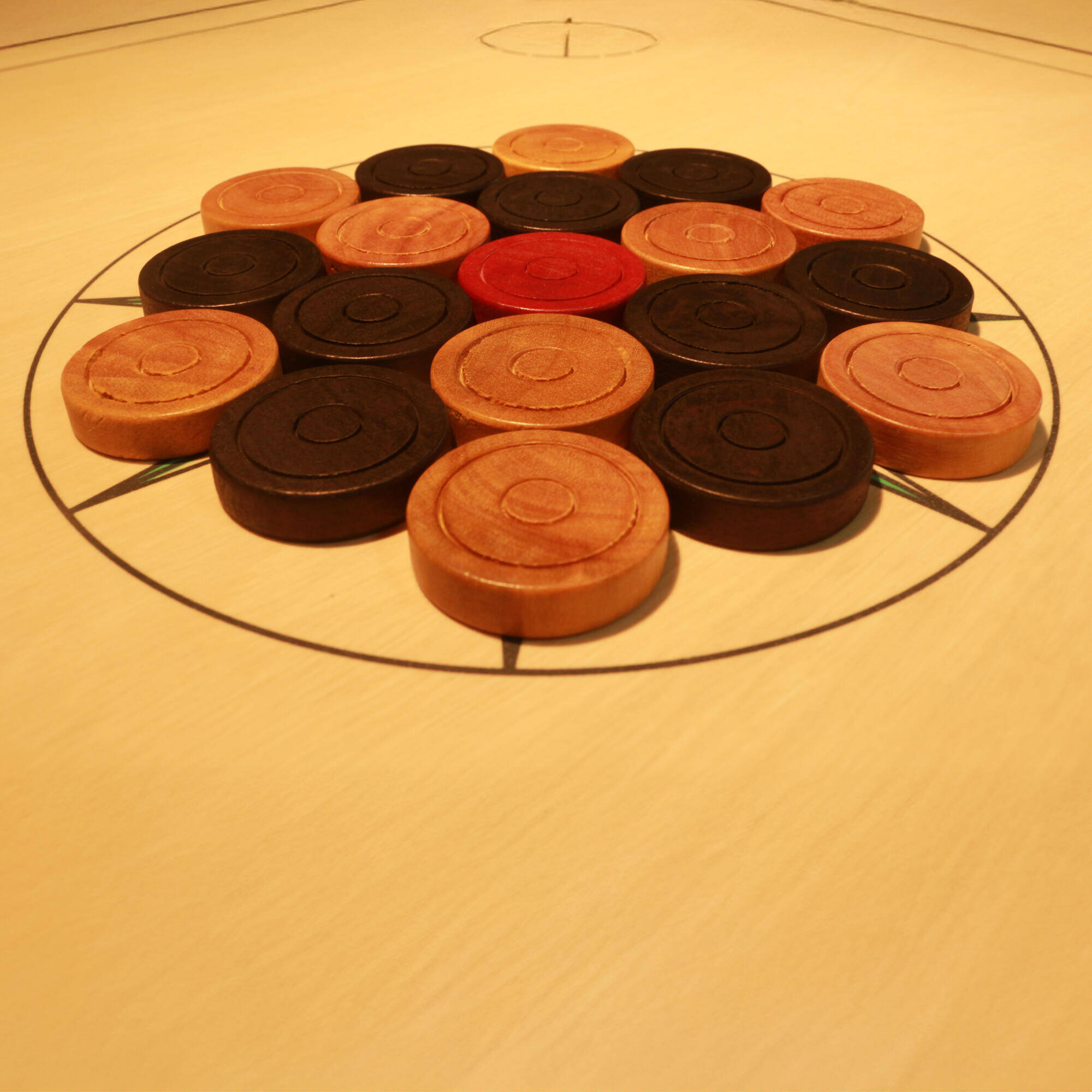 THIN, STABLE CARROM COIN SET 500 -  4