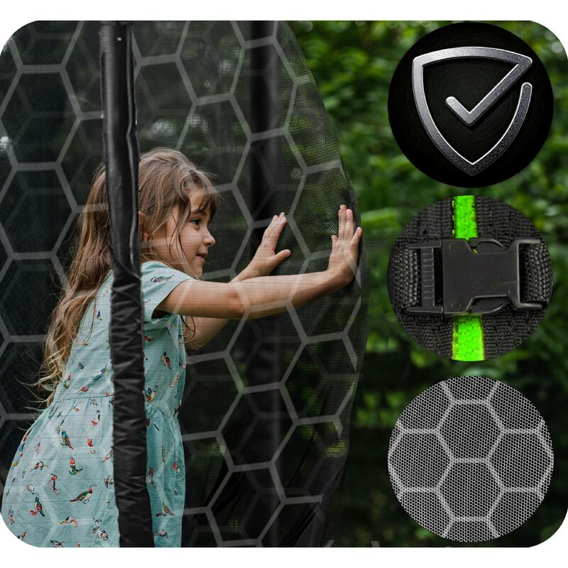 Trampolina Neo-Sport 312 cm / 10 ft z siatką wewnętrzną