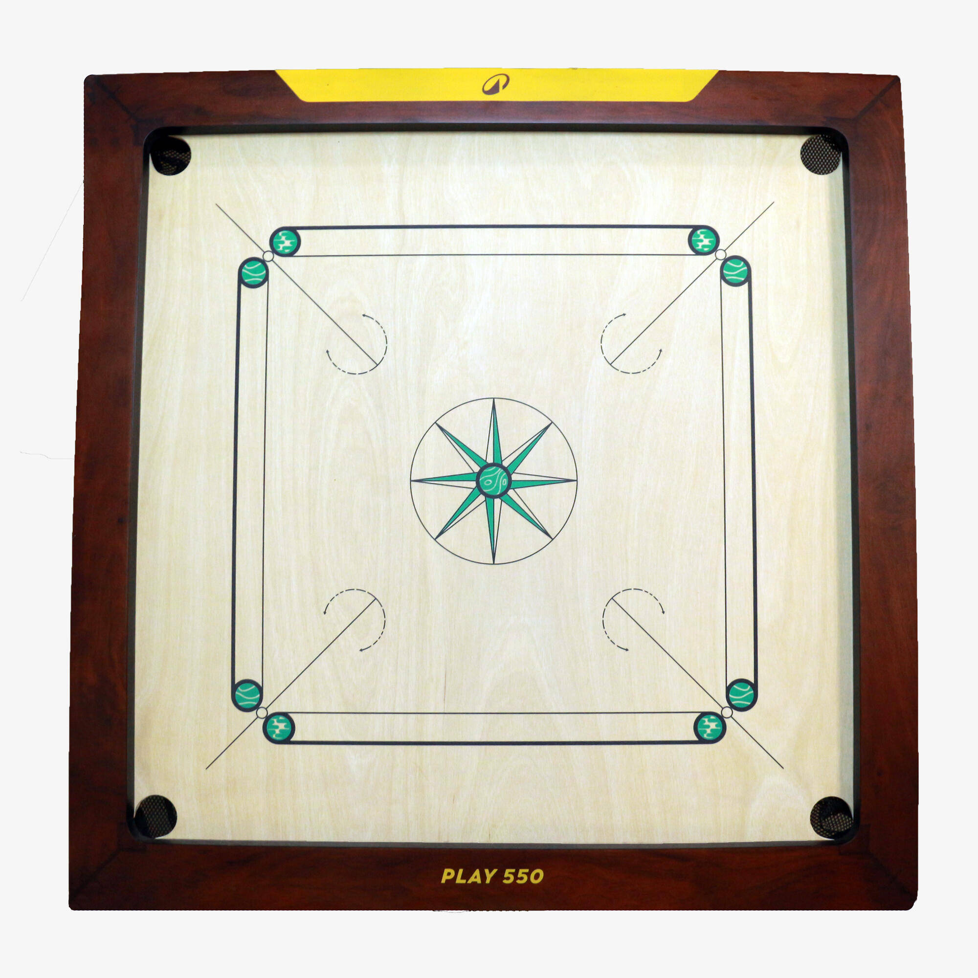 12 mm INDIAN PLY CARROM BOARD - PLAY 550 -  1