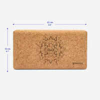 Cork Yoga Brick - Mandala Print