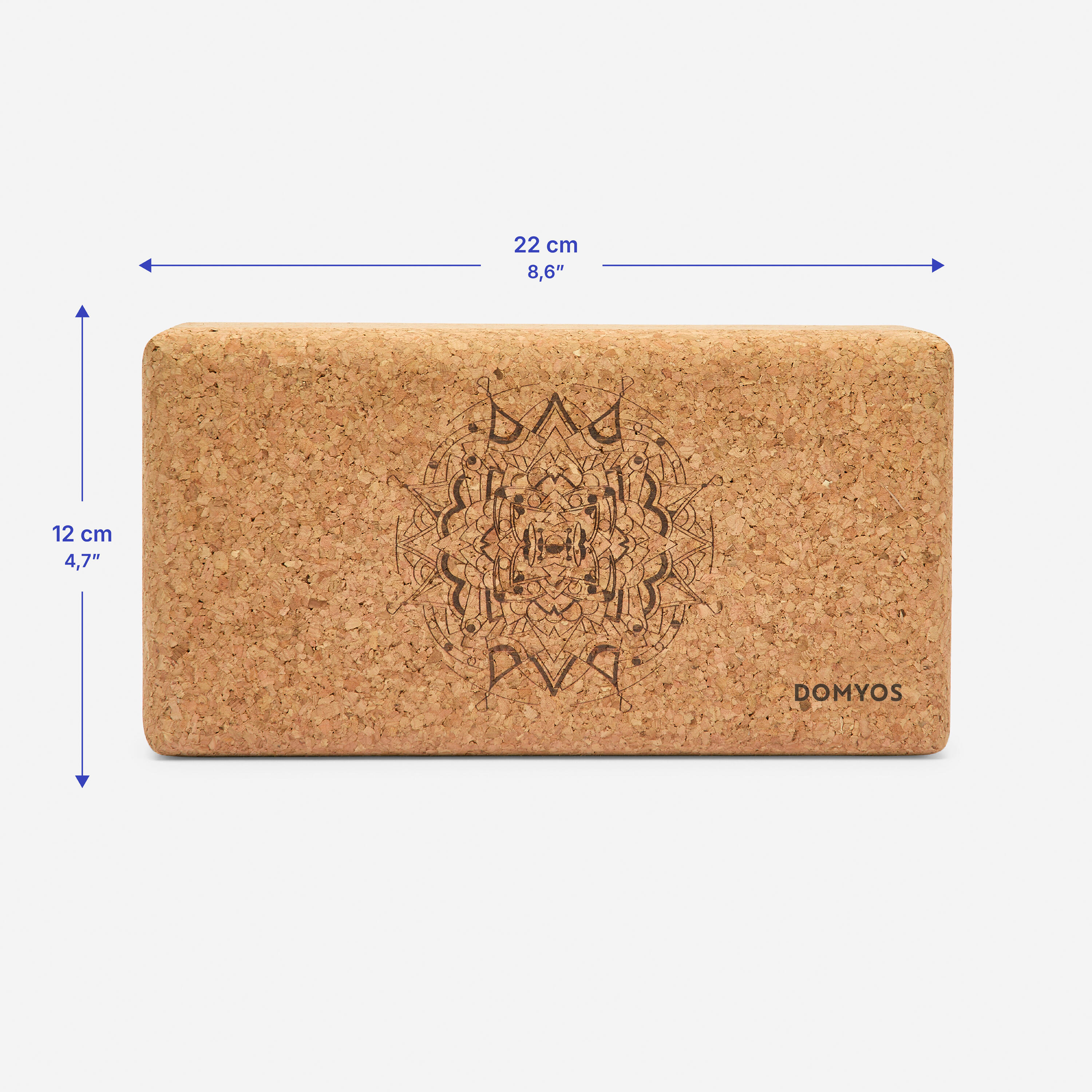 Bloque Yoga Corcho Estampado Mandala 4/5