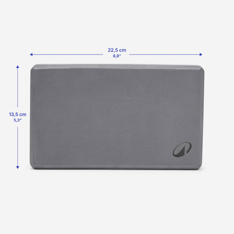 Foam Yoga Block - Grey