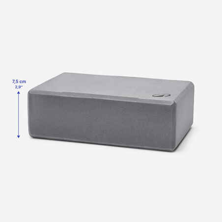 Foam Yoga Block - Grey