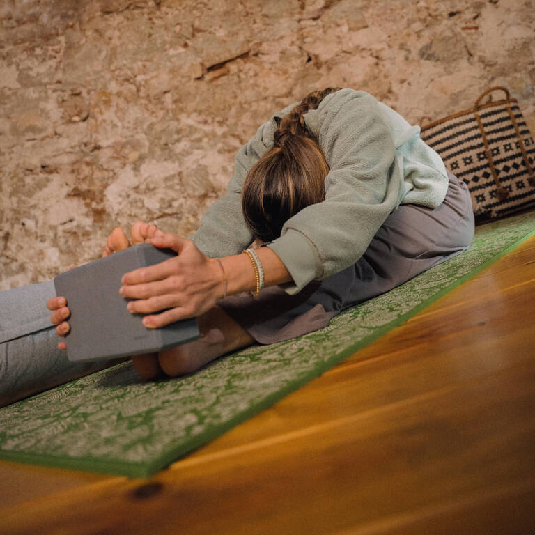 Foam Yoga Block - Grey