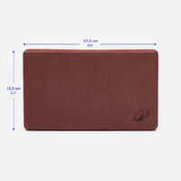 Foam Yoga Block - Mahogany
