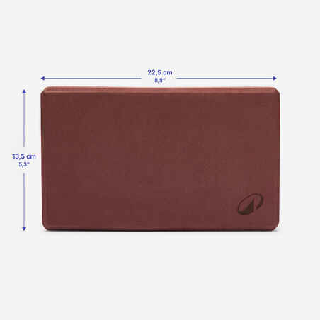 Foam Yoga Block - Mahogany