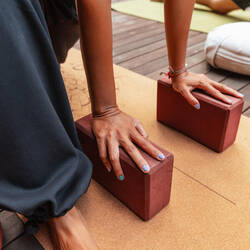 Foam Yoga Block - Mahogany