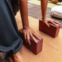 Foam Yoga Block - Mahogany