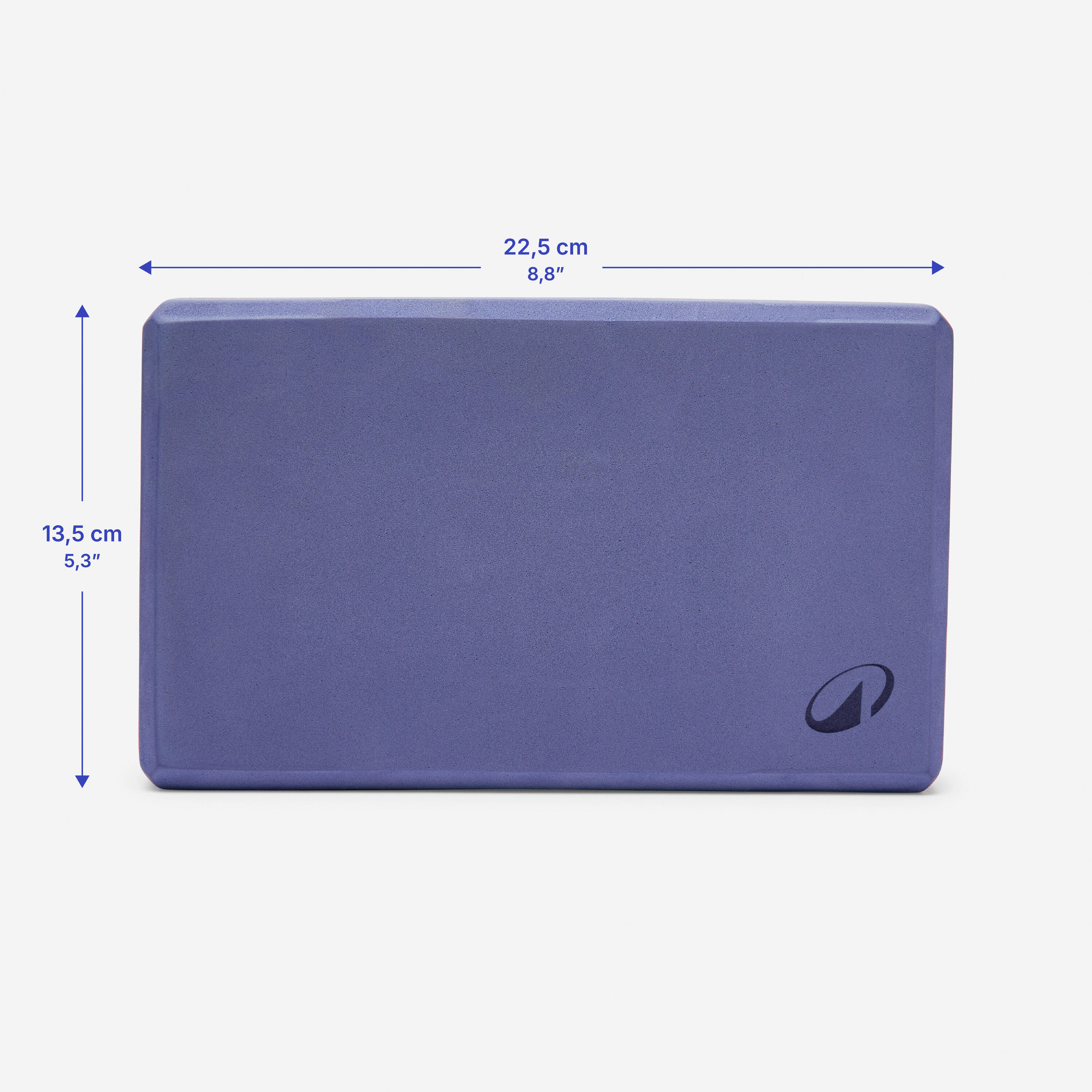 Bloc de yoga en mousse – bleu 4/8