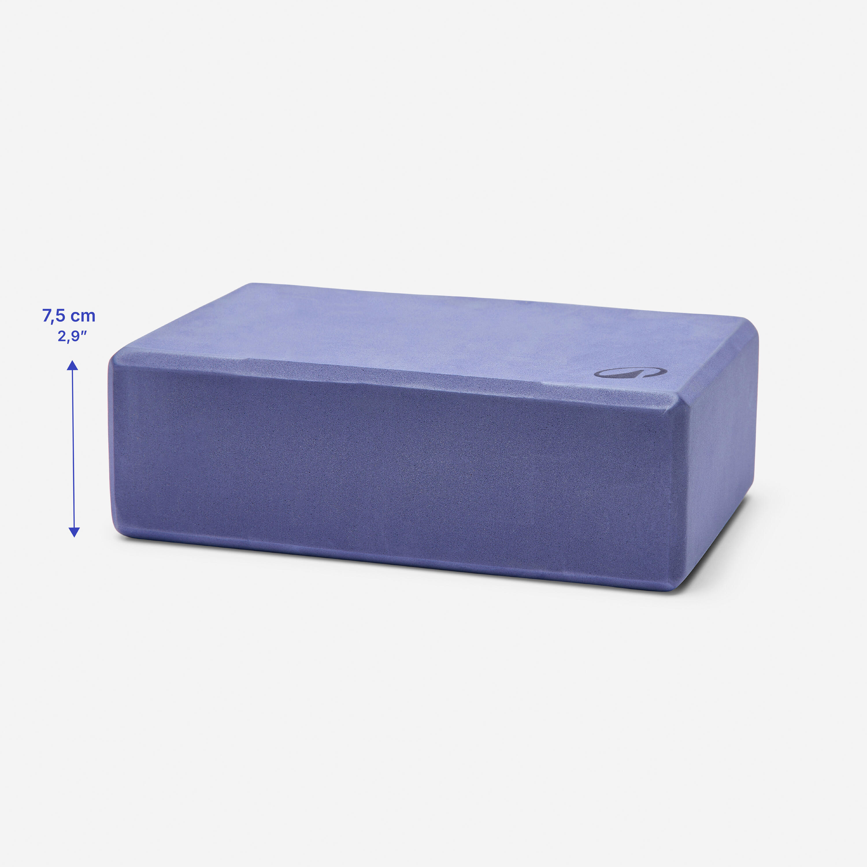 Bloc de yoga en mousse – bleu 3/8