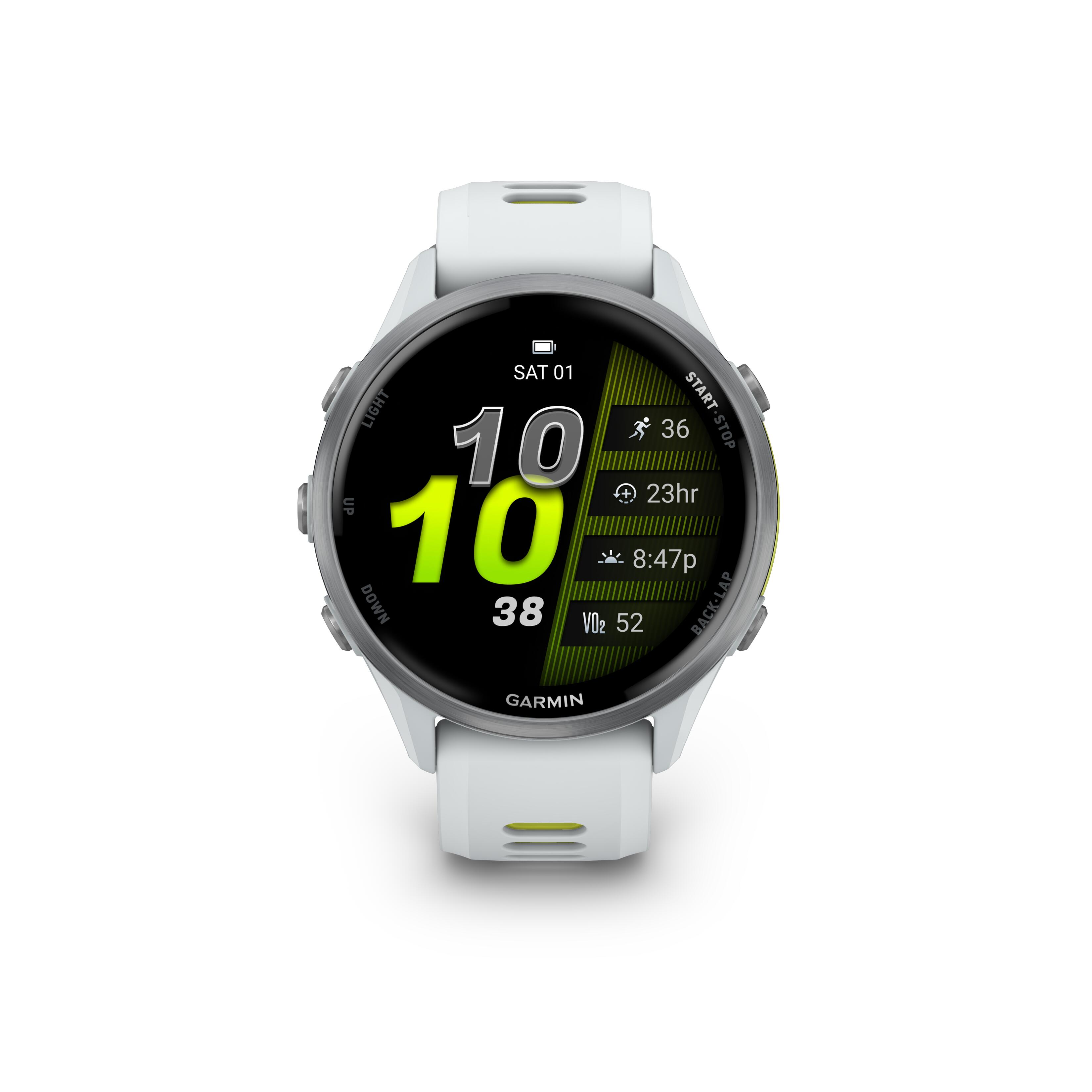 GARMIN Forerunner 970 GPS hodinky na beh a triatlon biele