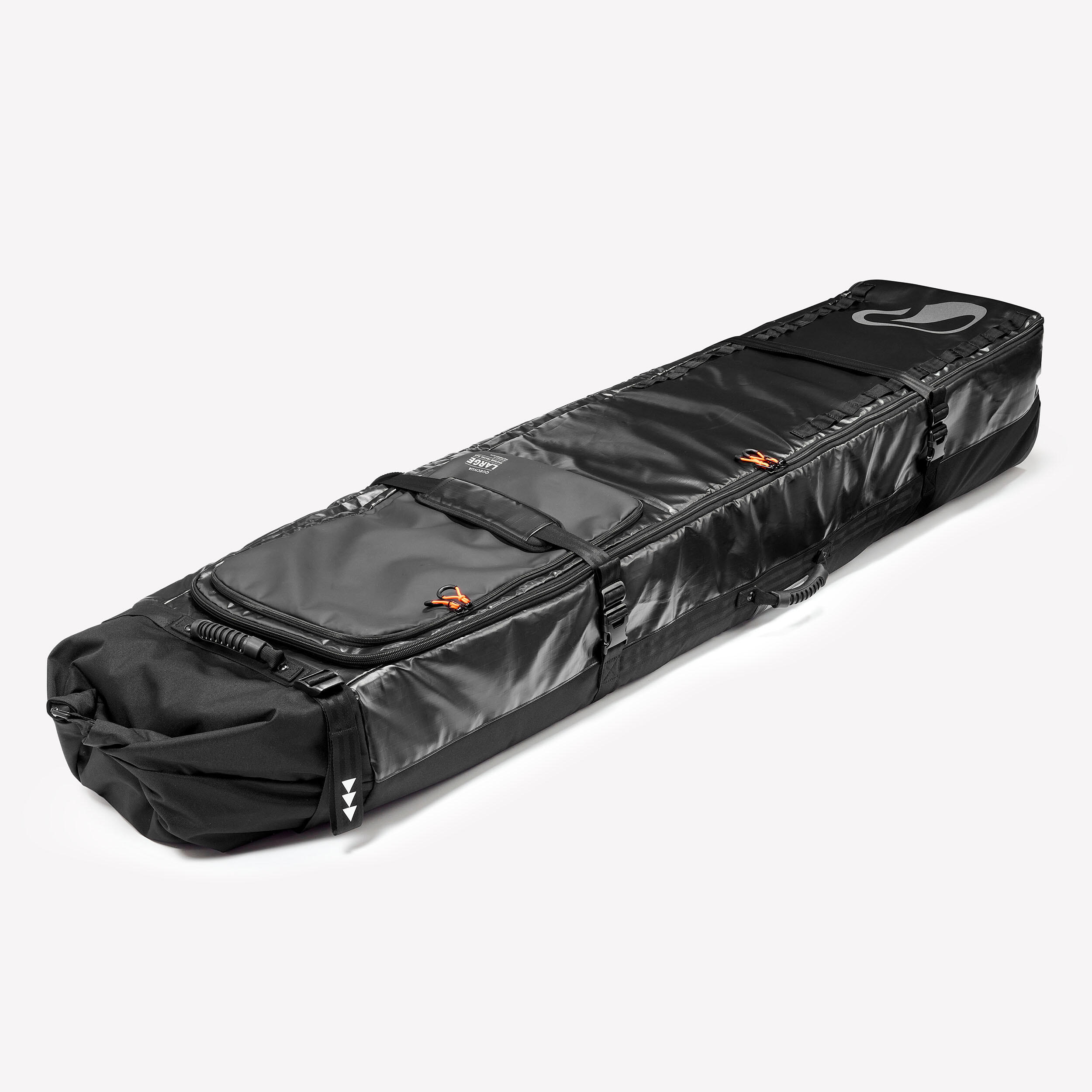 Carry bag with wheels for 4 pairs of skis or snowboards, 900 - WEDZE