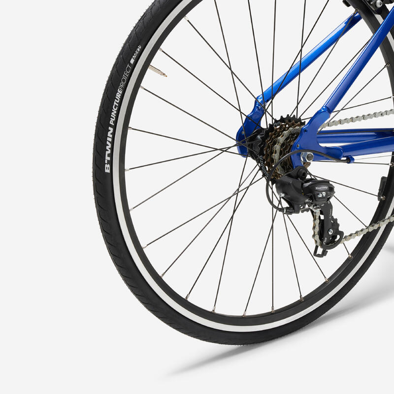 Bicicletă șosea 26" 9-12 ani ROAD 100 Albastru Copii