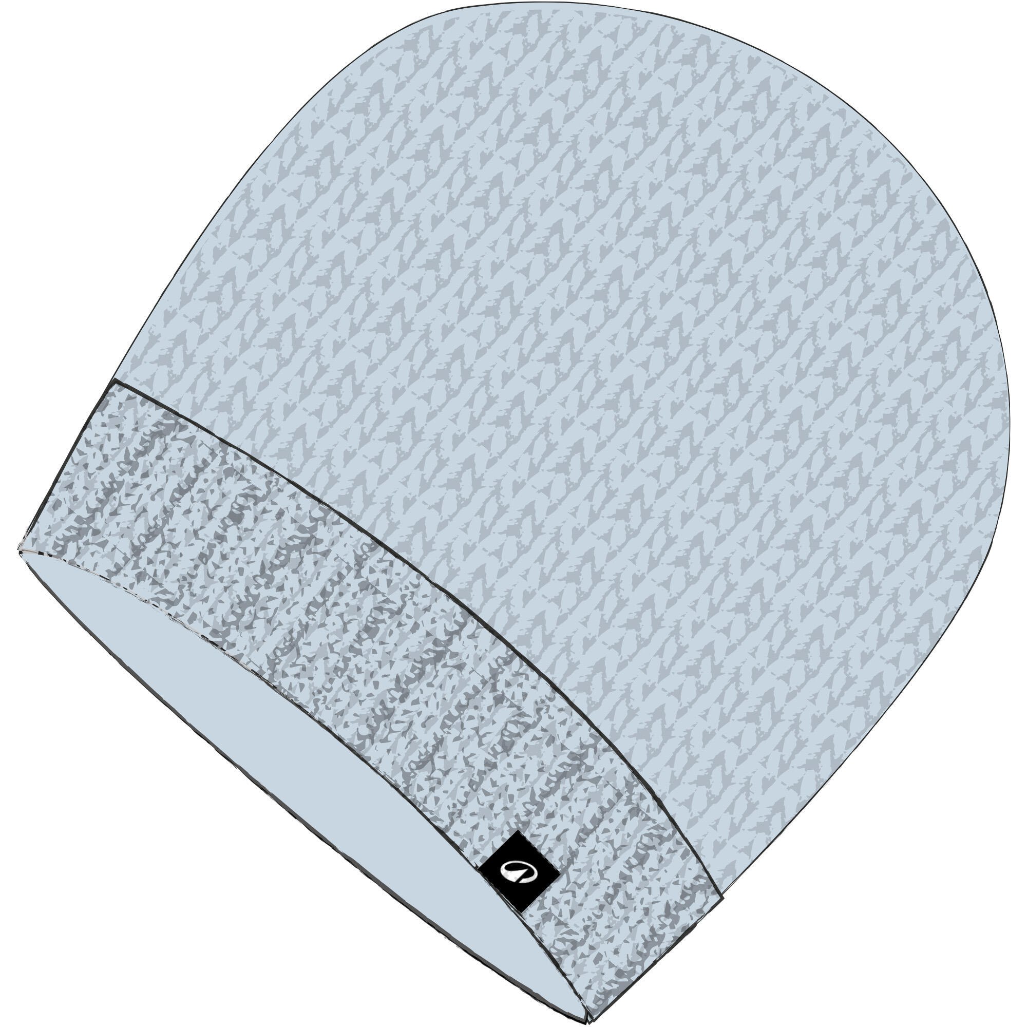 WEDZE Berretto sci SIMPLE 100 celeste