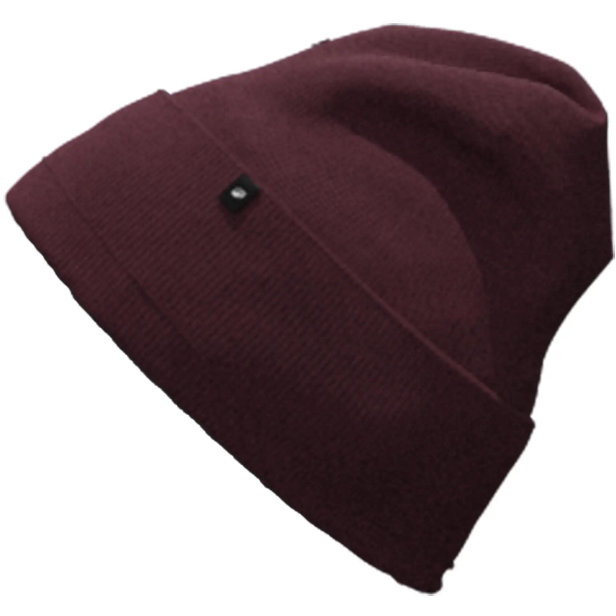 Adults’ reversible hat, RIDER 500 Burgundy -  1