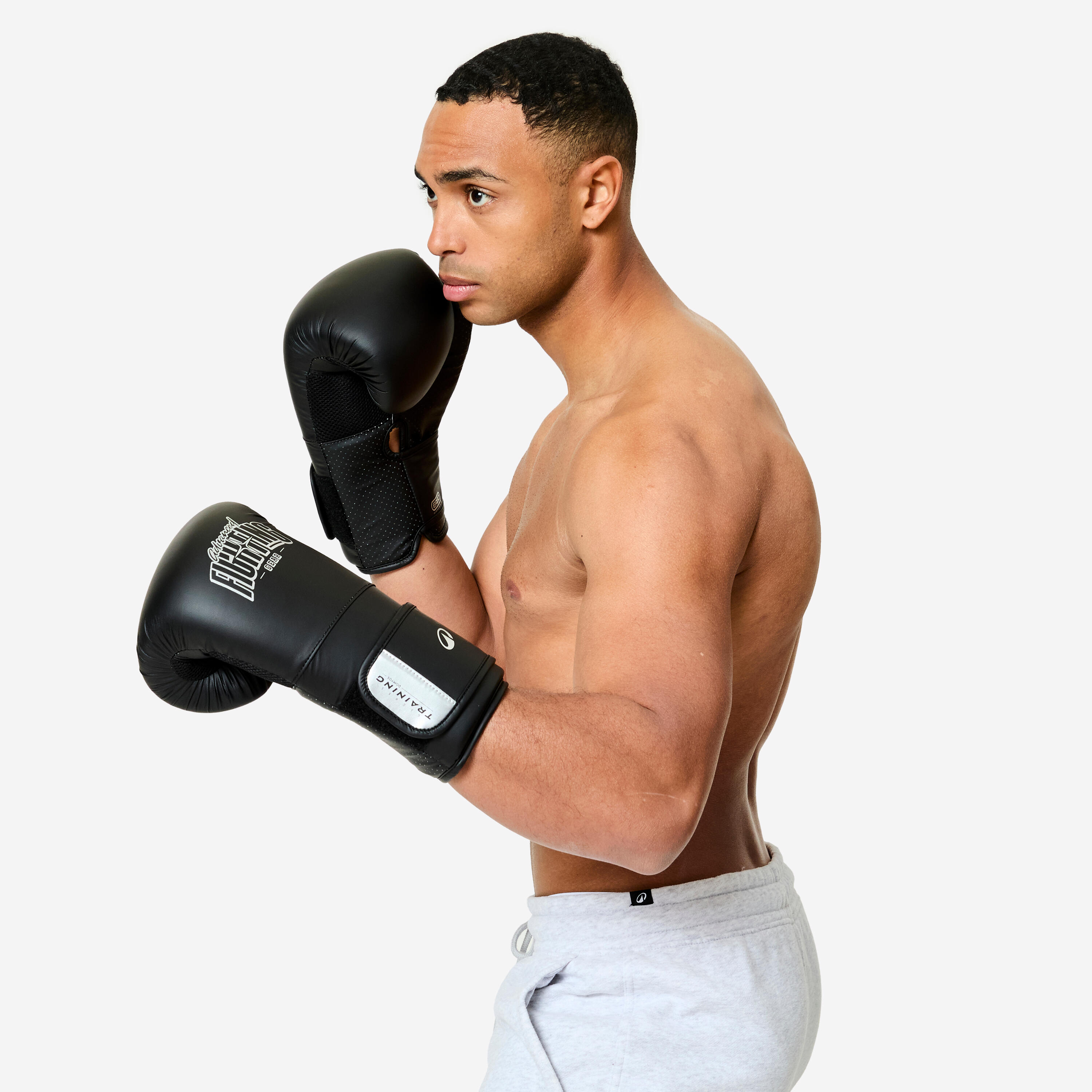 Bokshandschoenen voor training met ergonomisch schuim zwart 4/8