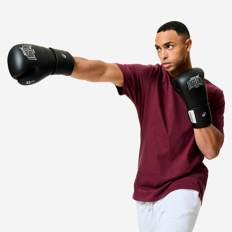 Mănuși de box de antrenament cu spumă ergonomică, Negru