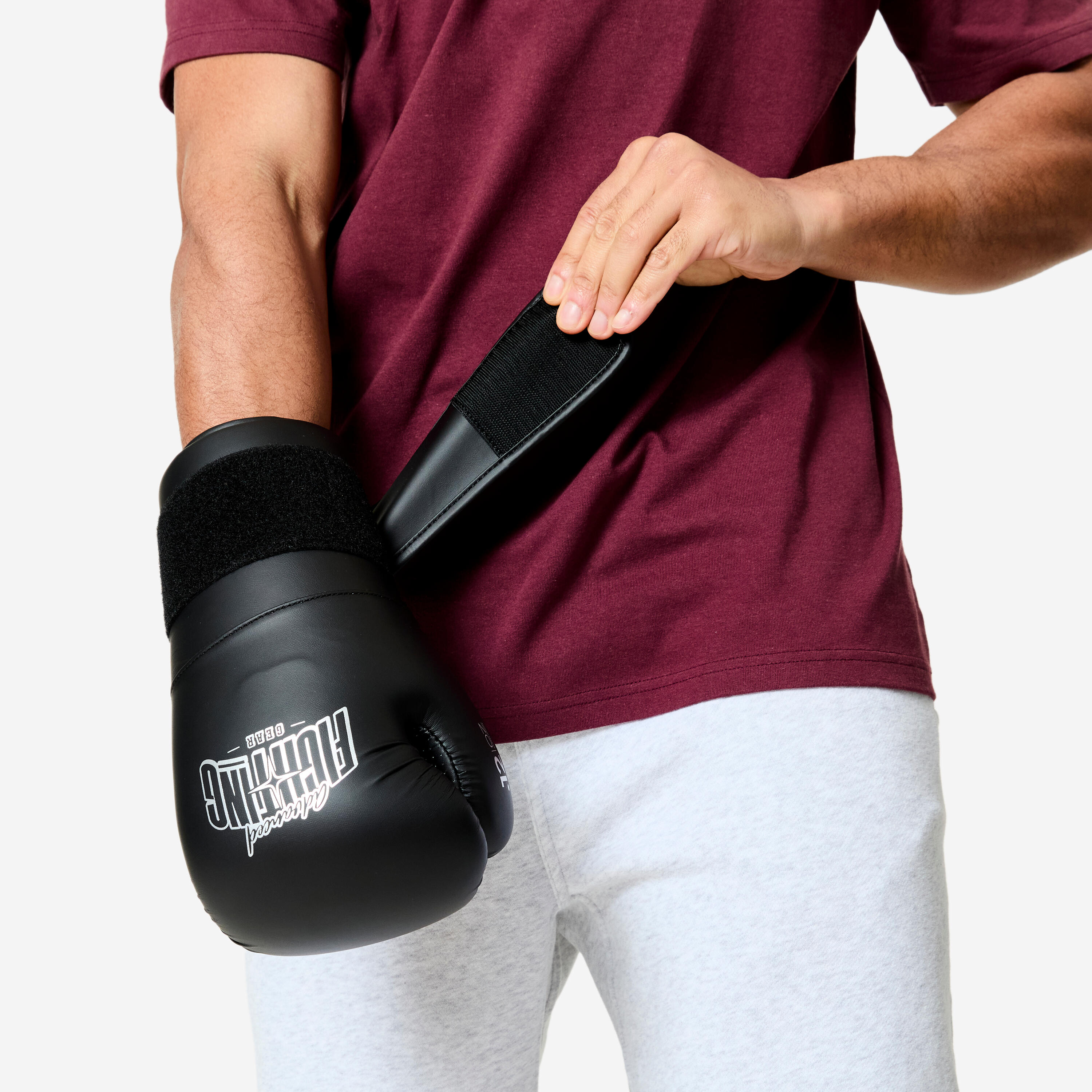 Guantoni da boxe adidas Hybrid 300 (Kick) Nero/Oro/Argento
