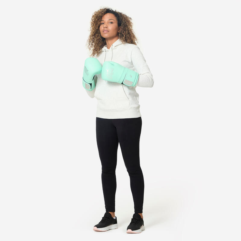 Gants de boxe training avec mousse ergonomique, vert