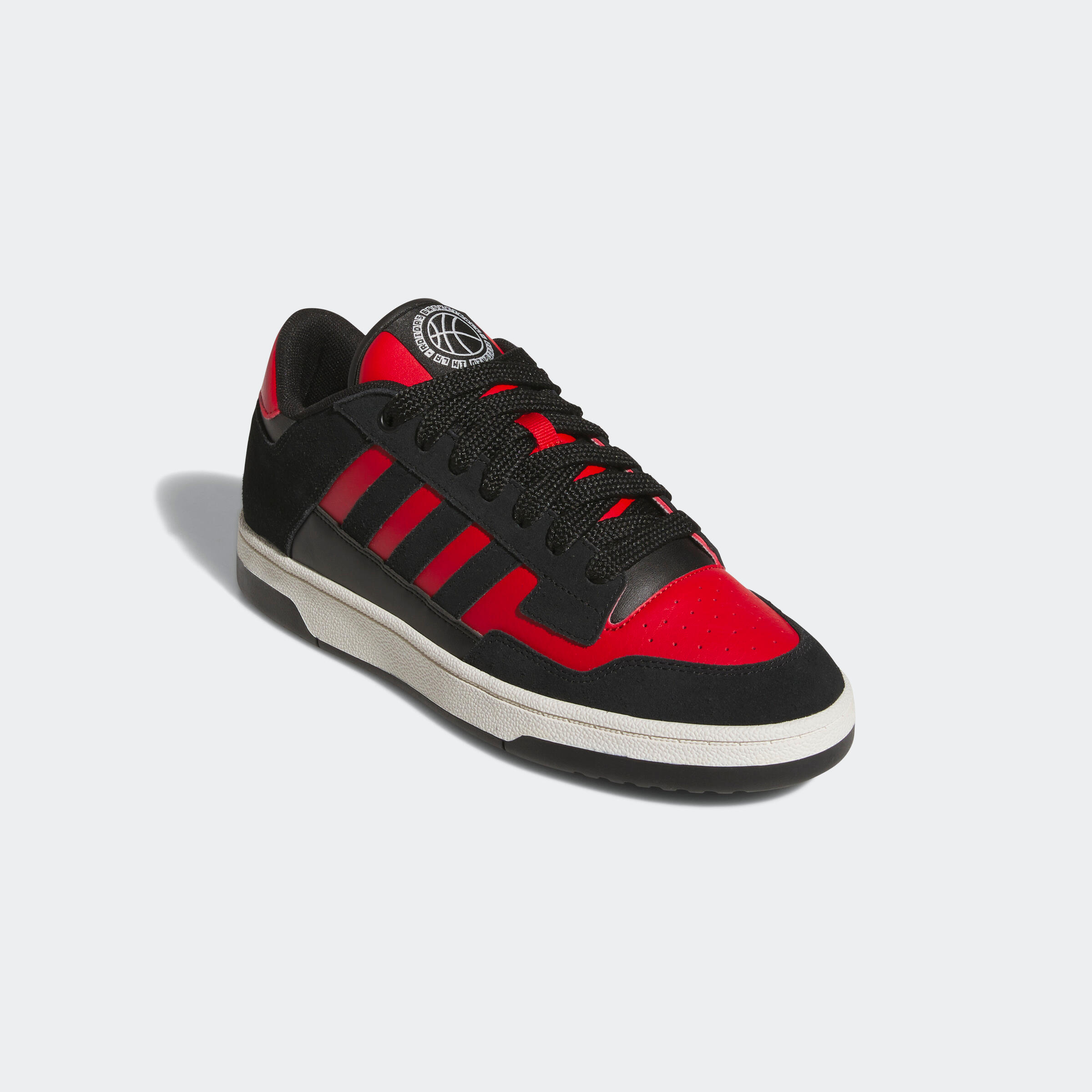 ZAPATILLAS DEPORTIVAS HOMBRE RAPID COURT LOW ADIDAS NEGRO ROJO 2/6