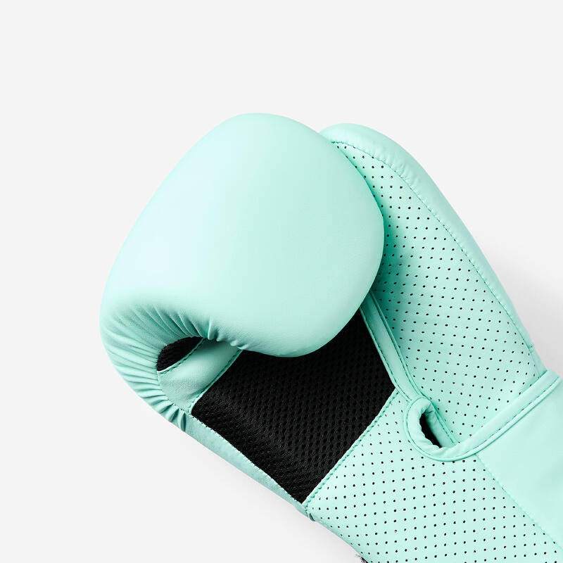 Gants de boxe training avec mousse ergonomique, vert
