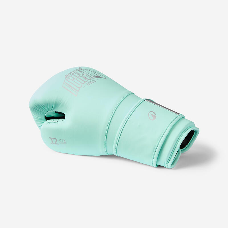 Gants de boxe training avec mousse ergonomique, vert