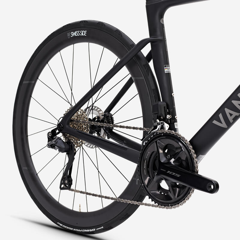 VELO DE ROUTE RCR SHIMANO 105 DI2 12S CAPTEUR DE PUISSANCE NOIR