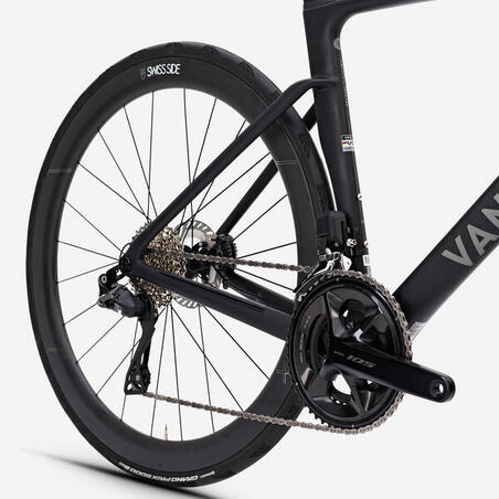 Велосипед шосейний Shimano 105 Di2 2x12v RCR чорний