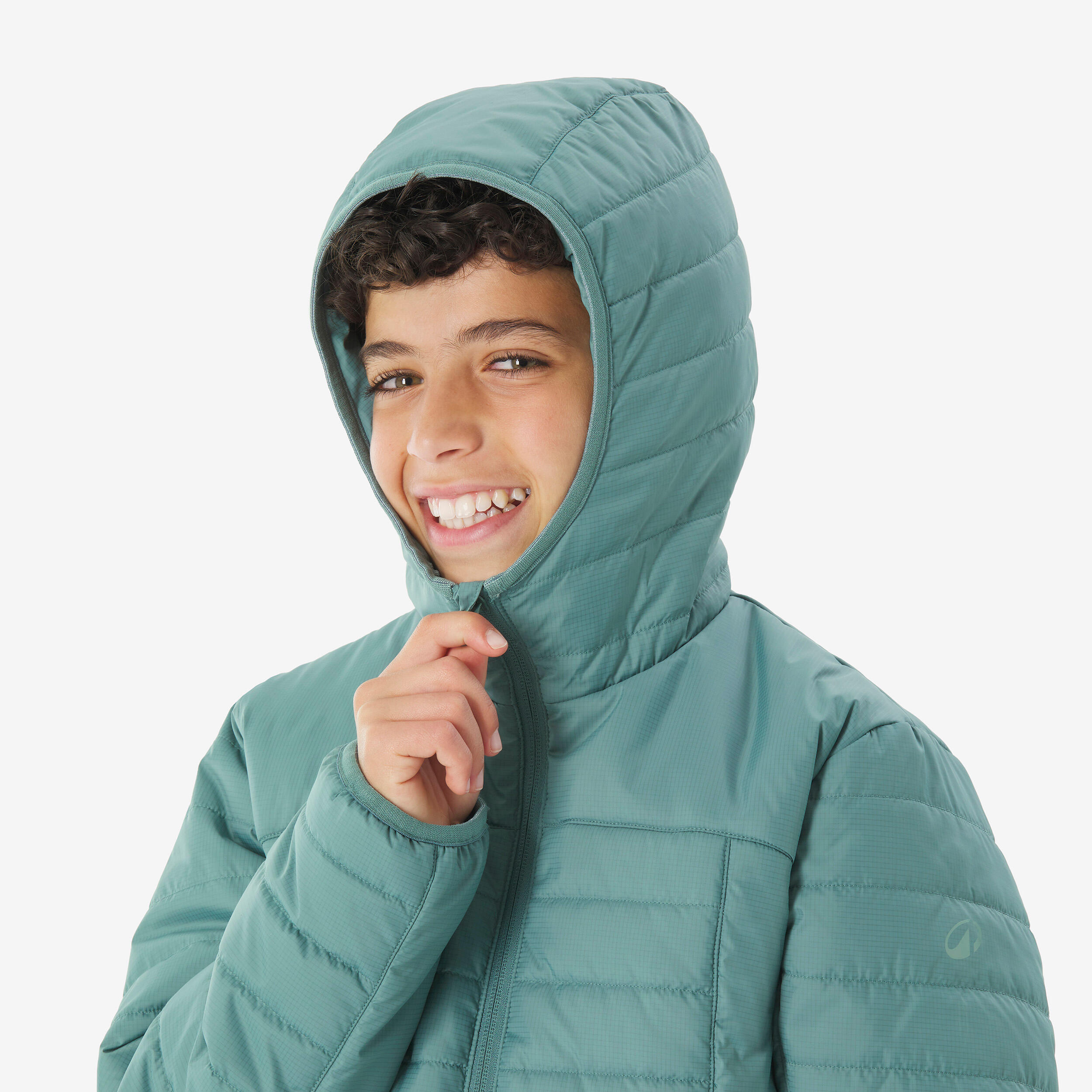 Wattierte leichte Jacke Kinder Gr. 122–170 - MH100 grün 7/7