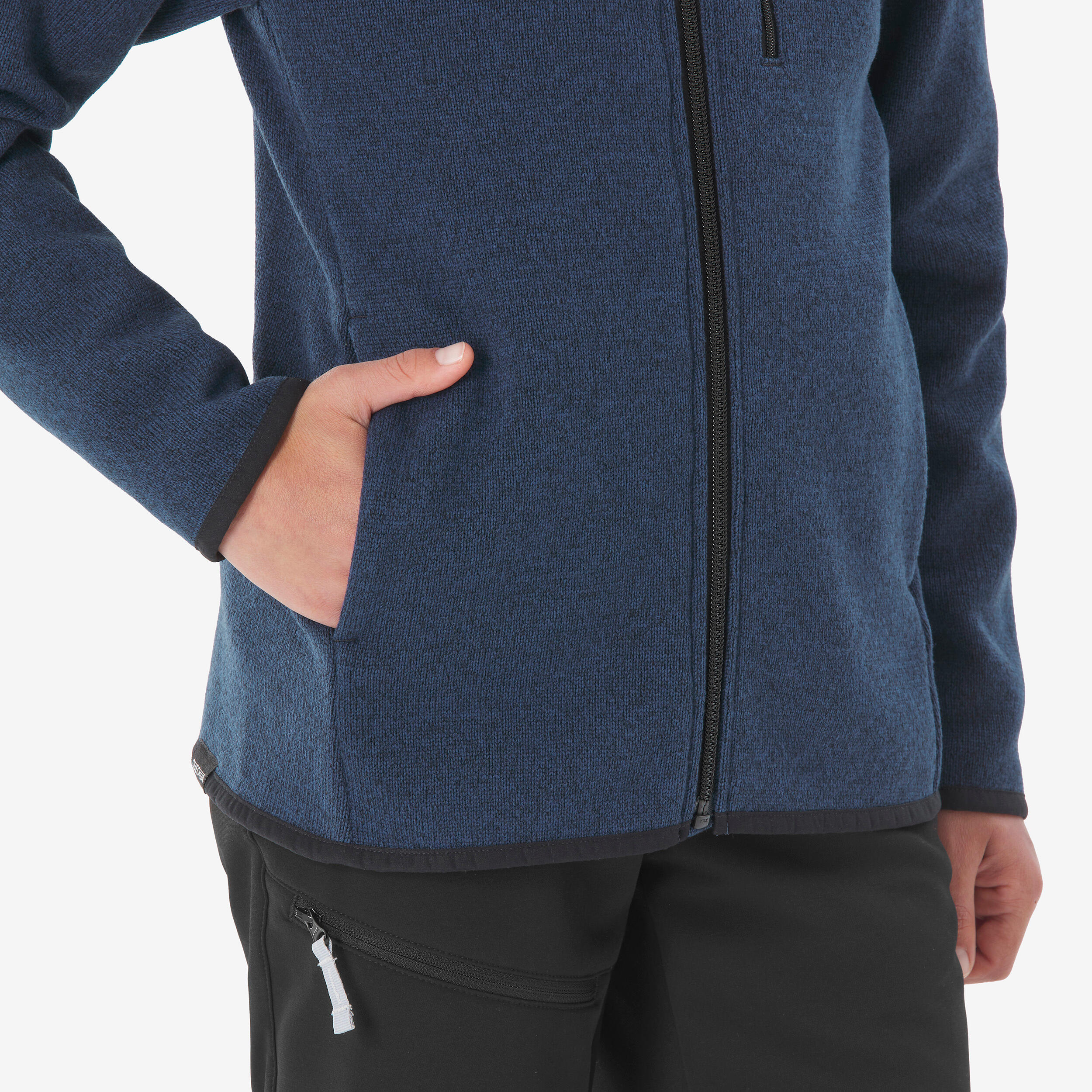 Polar quente criança 7 - 15 anos, MH500 fecho knit 4/6