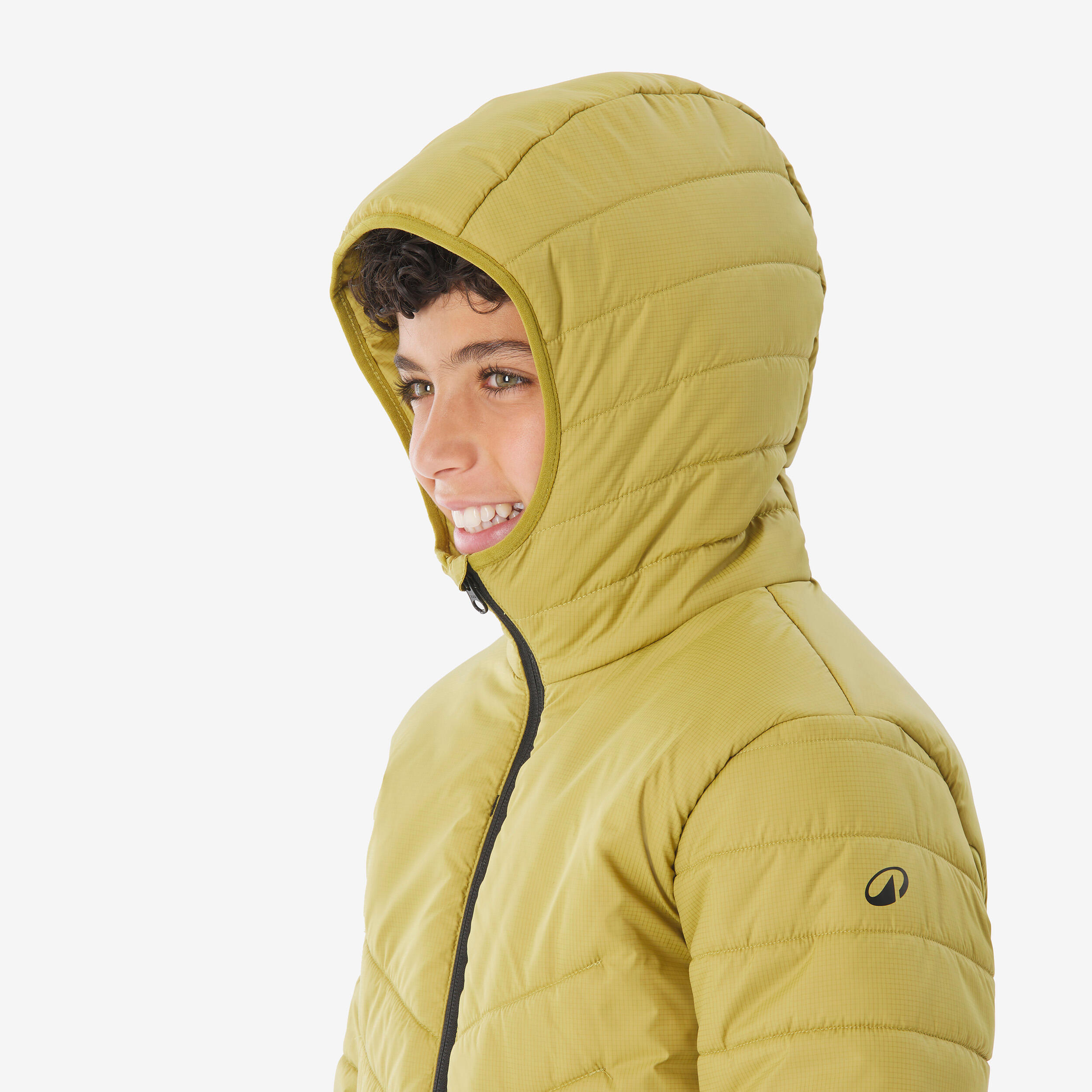 Wattierte Wanderjacke Kinder Gr. 122–170 warm - MH500 gelb 8/8