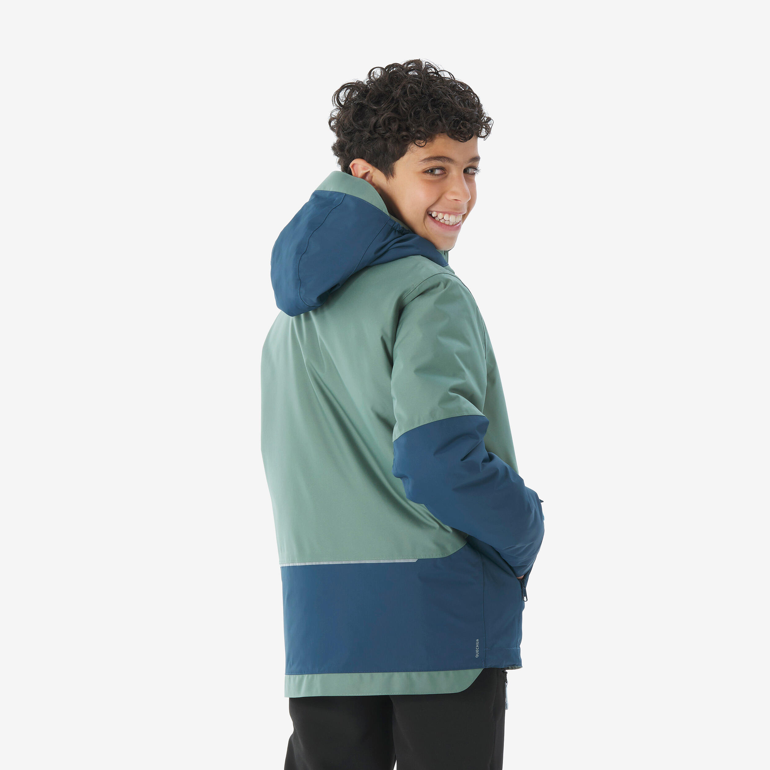Manteau de randonnée chaud 3 en 1 enfant, MH 500 Âge 7-15 ans 4/19